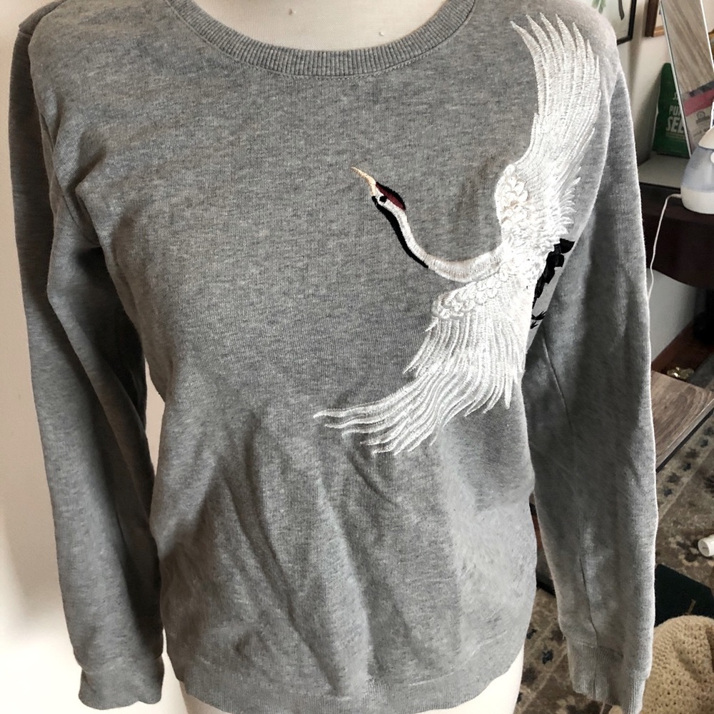 Beautiful embroidered sweatshirt